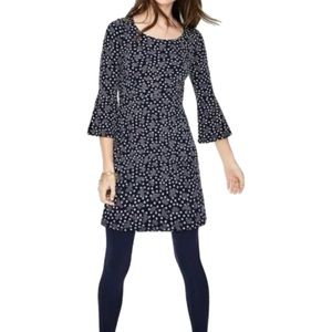 Boden Miriam Jersey Bell Sleeve Dress